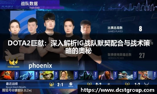 DOTA2巨献：深入解析IG战队默契配合与战术策略的奥秘