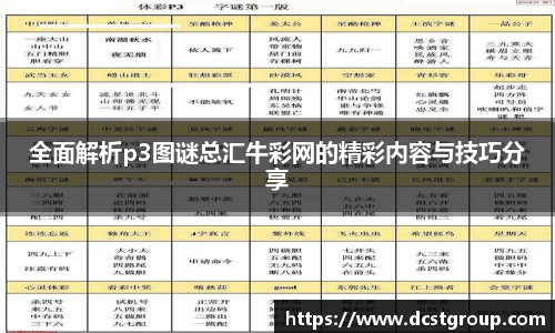 全面解析p3图谜总汇牛彩网的精彩内容与技巧分享